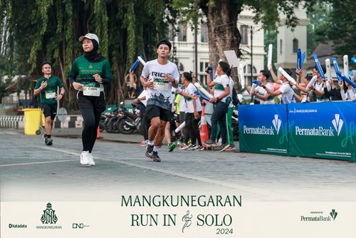 Race photo from Mangkunegaran Run 2024