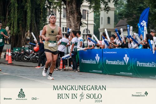 Race photo from Mangkunegaran Run 2024