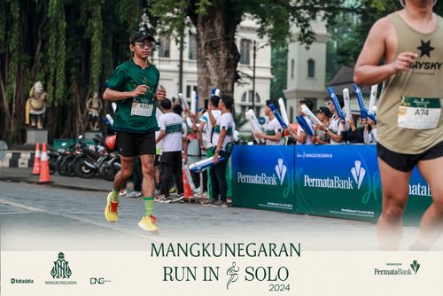 Race photo from Mangkunegaran Run 2024
