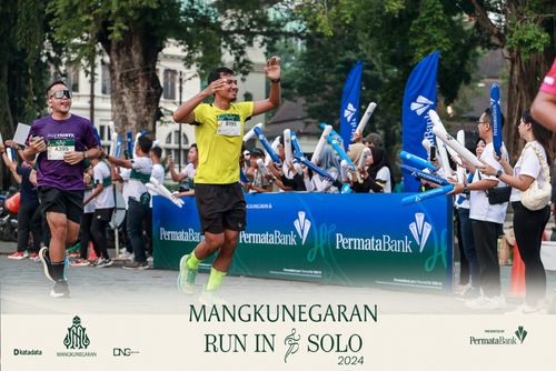 Race photo from Mangkunegaran Run 2024
