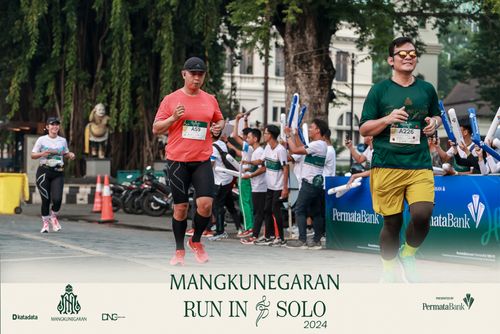 Race photo from Mangkunegaran Run 2024