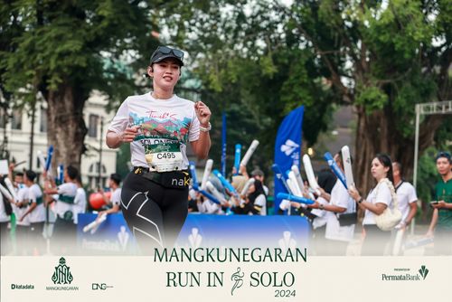Race photo from Mangkunegaran Run 2024