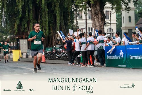 Race photo from Mangkunegaran Run 2024