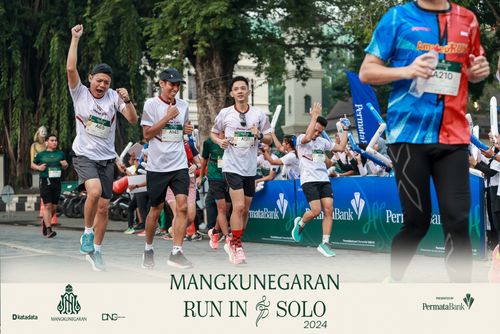 Race photo from Mangkunegaran Run 2024