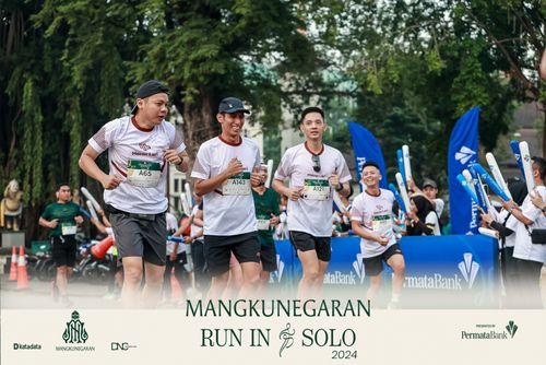 Race photo from Mangkunegaran Run 2024