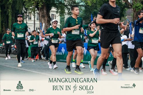 Race photo from Mangkunegaran Run 2024
