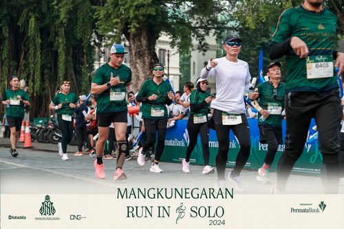 Race photo from Mangkunegaran Run 2024
