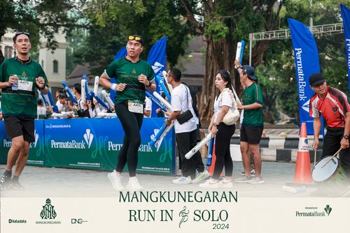 Race photo from Mangkunegaran Run 2024