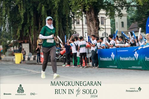 Race photo from Mangkunegaran Run 2024