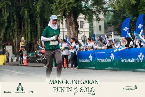 Race photo from Mangkunegaran Run 2024