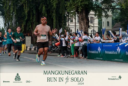 Race photo from Mangkunegaran Run 2024