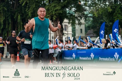 Race photo from Mangkunegaran Run 2024