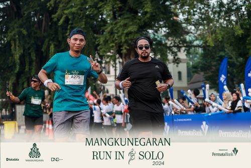 Race photo from Mangkunegaran Run 2024