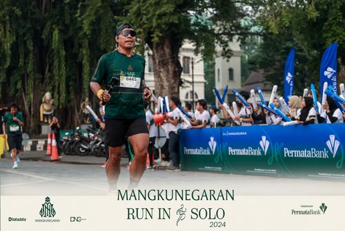 Race photo from Mangkunegaran Run 2024
