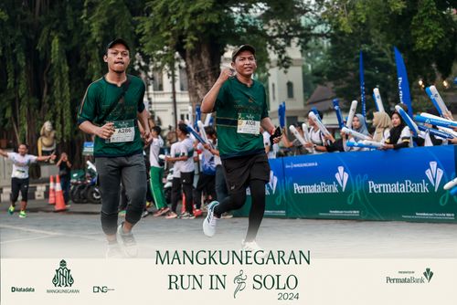 Race photo from Mangkunegaran Run 2024