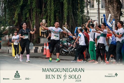 Race photo from Mangkunegaran Run 2024