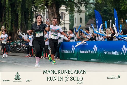Race photo from Mangkunegaran Run 2024
