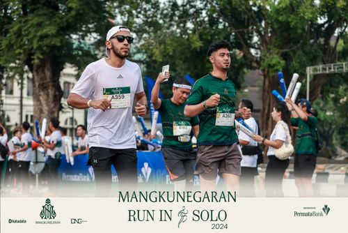 Race photo from Mangkunegaran Run 2024