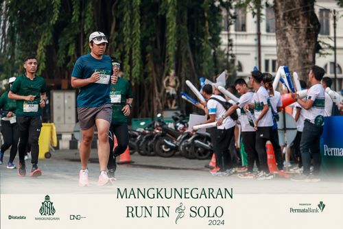 Race photo from Mangkunegaran Run 2024