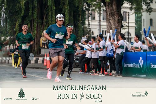 Race photo from Mangkunegaran Run 2024