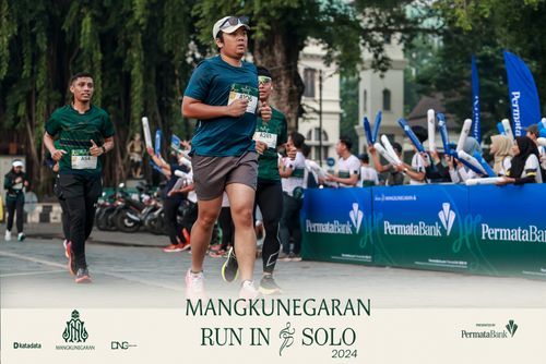 Race photo from Mangkunegaran Run 2024