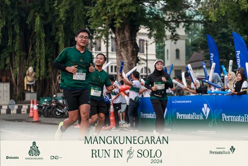Race photo from Mangkunegaran Run 2024