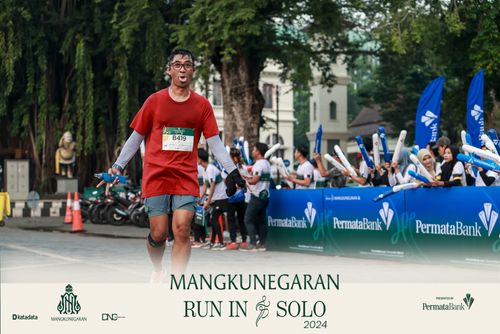 Race photo from Mangkunegaran Run 2024