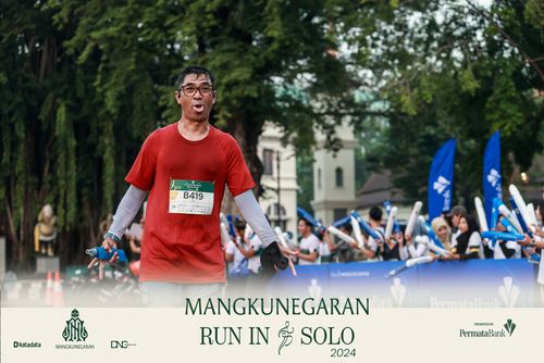 Race photo from Mangkunegaran Run 2024