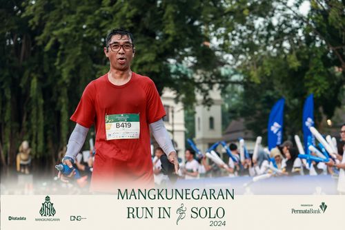 Race photo from Mangkunegaran Run 2024