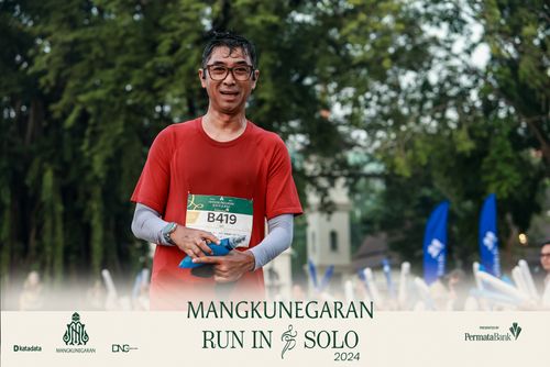 Race photo from Mangkunegaran Run 2024