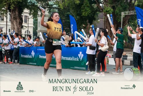Race photo from Mangkunegaran Run 2024