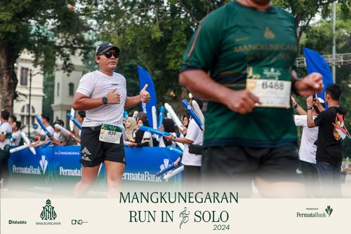 Race photo from Mangkunegaran Run 2024