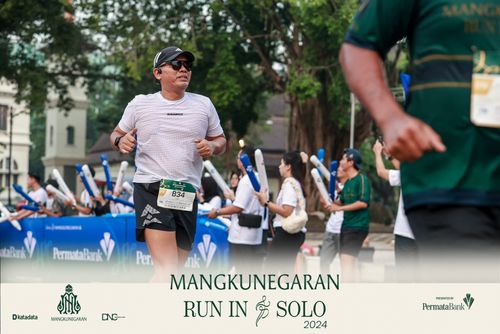 Race photo from Mangkunegaran Run 2024