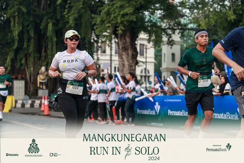 Race photo from Mangkunegaran Run 2024