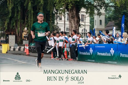 Race photo from Mangkunegaran Run 2024