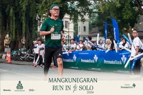 Race photo from Mangkunegaran Run 2024
