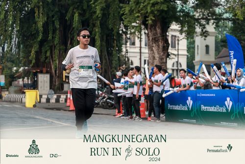Race photo from Mangkunegaran Run 2024