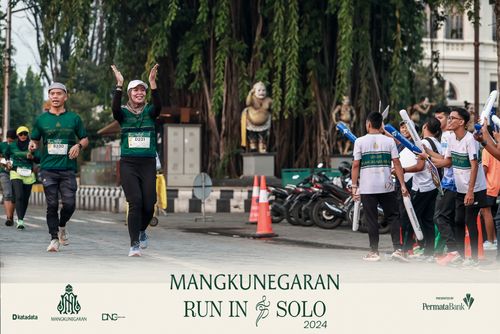 Race photo from Mangkunegaran Run 2024