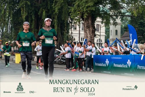 Race photo from Mangkunegaran Run 2024