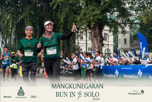 Race photo from Mangkunegaran Run 2024