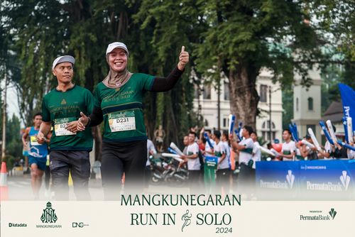 Race photo from Mangkunegaran Run 2024