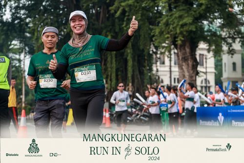 Race photo from Mangkunegaran Run 2024