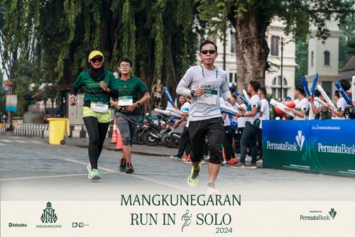 Race photo from Mangkunegaran Run 2024