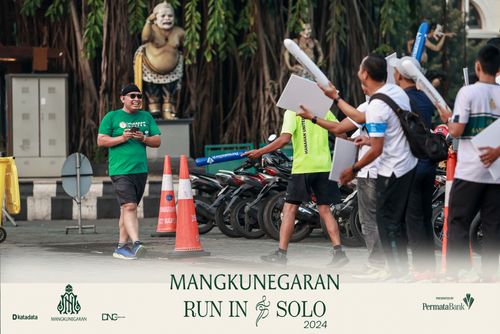 Race photo from Mangkunegaran Run 2024