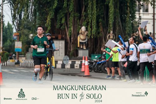 Race photo from Mangkunegaran Run 2024
