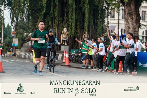 Race photo from Mangkunegaran Run 2024