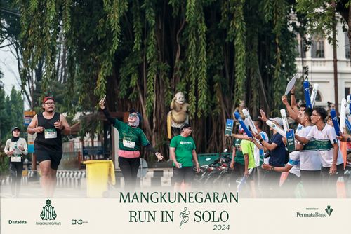 Race photo from Mangkunegaran Run 2024
