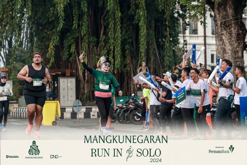 Race photo from Mangkunegaran Run 2024