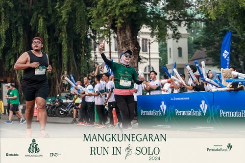 Race photo from Mangkunegaran Run 2024