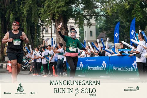 Race photo from Mangkunegaran Run 2024